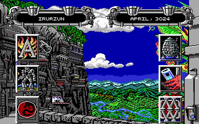 mechwarrior screenshot for dos