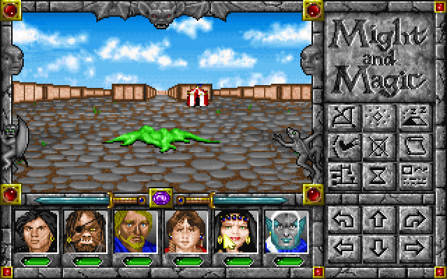 might-and-magic-4-clouds-of-xeen screenshot for dos