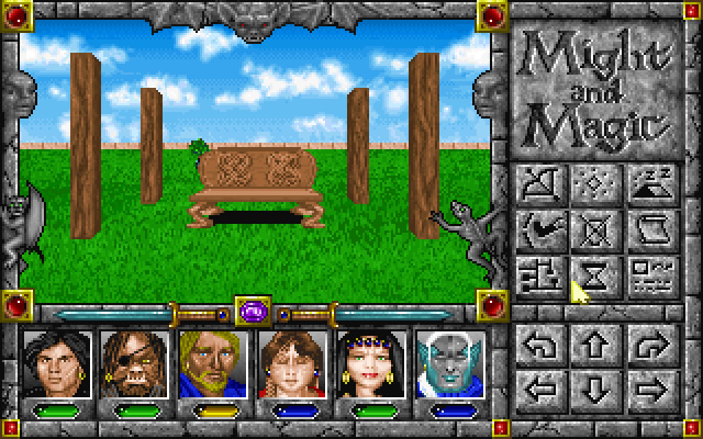 might-and-magic-4-clouds-of-xeen screenshot for dos