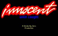 innocentcaught-splash.jpg for DOS