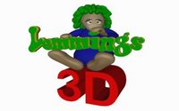 lemmings-3d-title.jpg - DOS