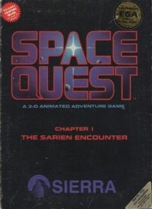 Space Quest 1: The Sarien Encounter game box