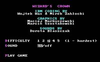 wizcrown-splash.jpg for DOS