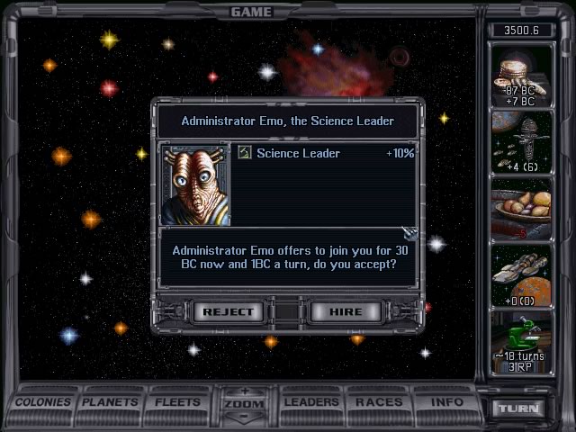 master-of-orion-2-battle-at-antares screenshot for dos