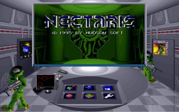 nectaris screenshot for dos