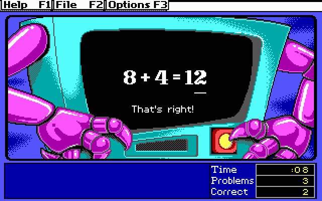 super-solvers-outnumbered screenshot for dos