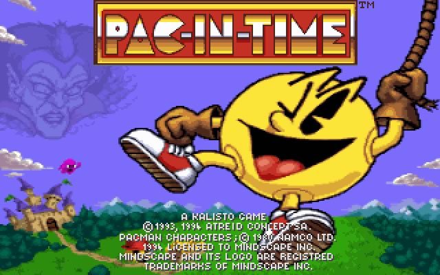 pac-in-time screenshot for dos