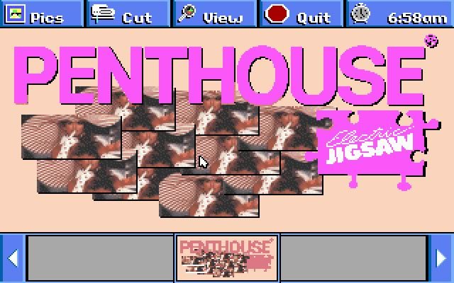 penthouse-electric-jigsaw screenshot for dos