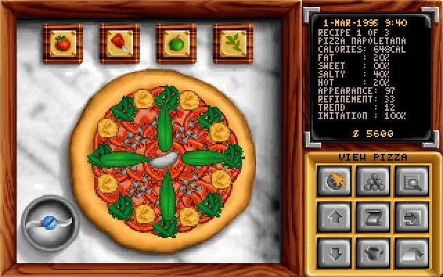 pizza-tycoon screenshot for dos
