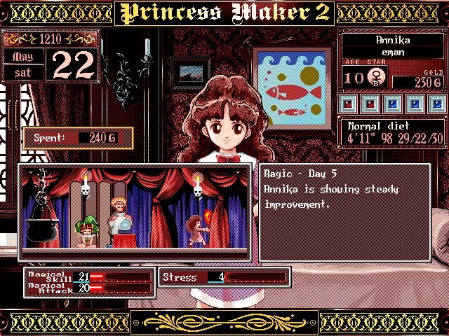 princess-maker-2 screenshot for dos