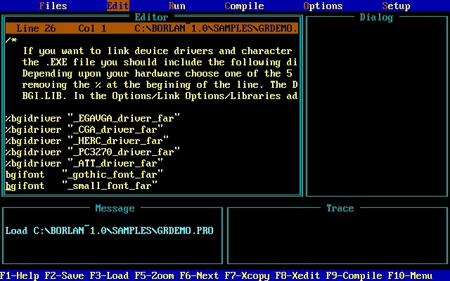 turbo-prolog-2-0 screenshot for dos
