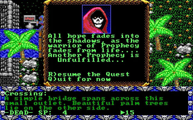 prophecy-the-fall-of-trinadon screenshot for dos