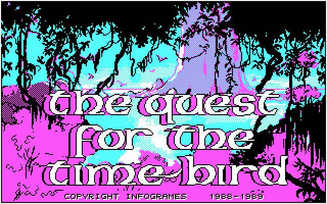 the-quest-for-the-time-bird screenshot for dos