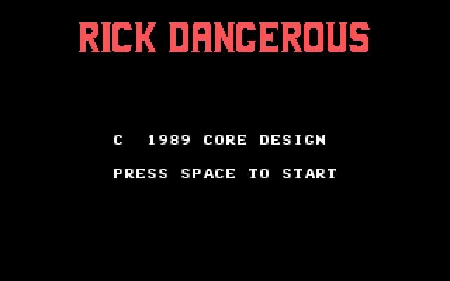 rick-dangerous-1 screenshot for dos