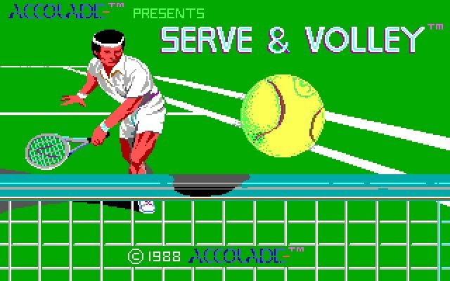 serve-amp-volley screenshot for dos