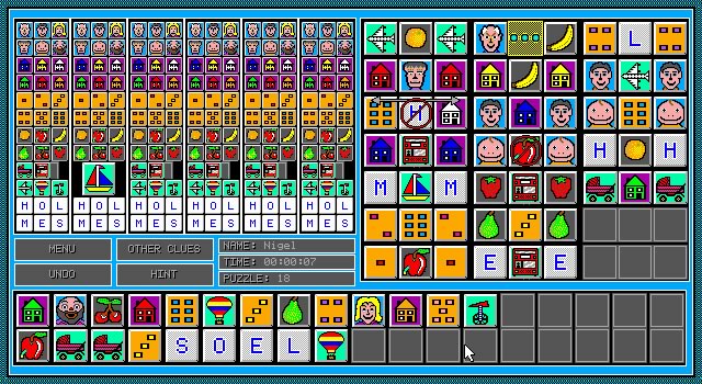 sherlock-the-game-of-logic screenshot for dos