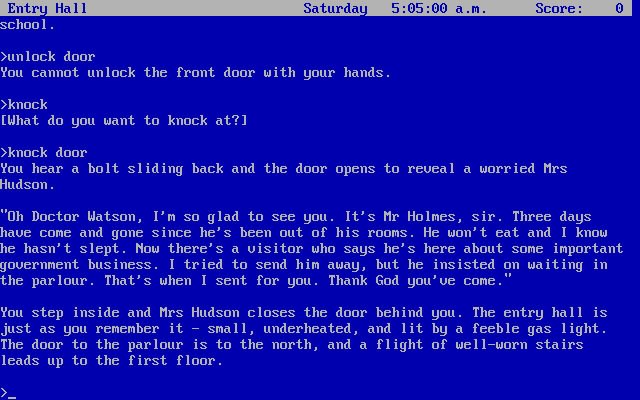 sherlock-the-riddle-of-the-crown-jewels screenshot for dos