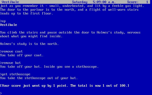 sherlock-the-riddle-of-the-crown-jewels screenshot for dos
