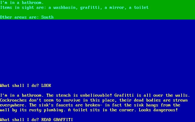 softporn-adventure screenshot for dos