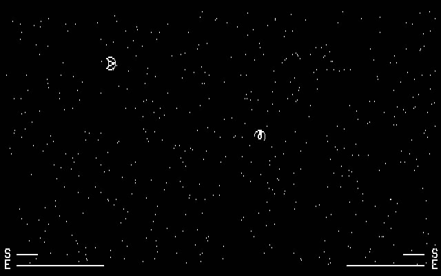 spacewar screenshot for dos