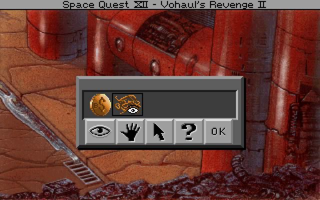 space-quest-4-roger-wilco-and-the-time-rippers screenshot for dos