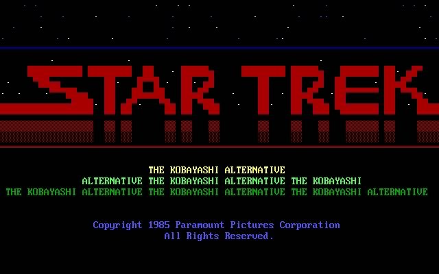 star-trek-the-kobayashi-alternative screenshot for dos