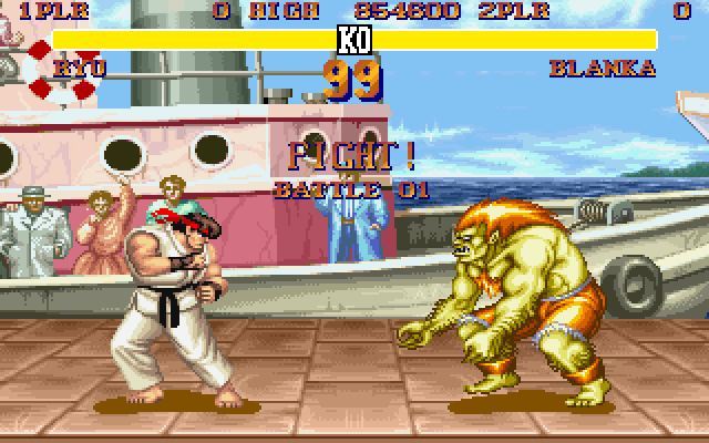 street-fighter-2 screenshot for dos