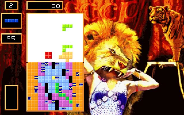 super-tetris screenshot for dos