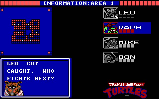 teenage-mutant-ninja-turtles screenshot for dos