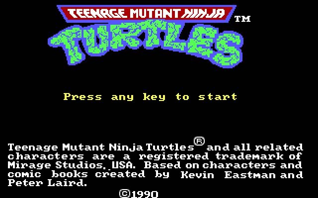 teenage-mutant-ninja-turtles screenshot for dos