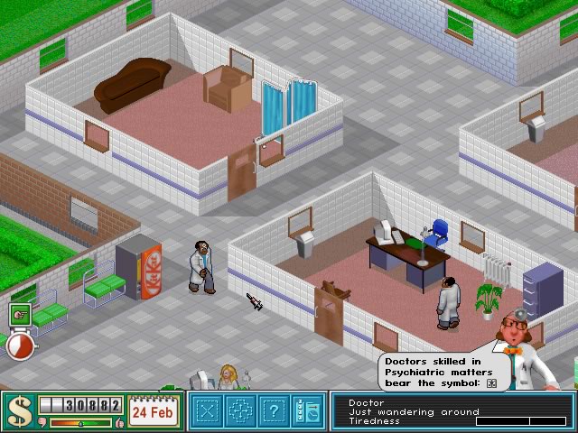 theme-hospital screenshot for dos