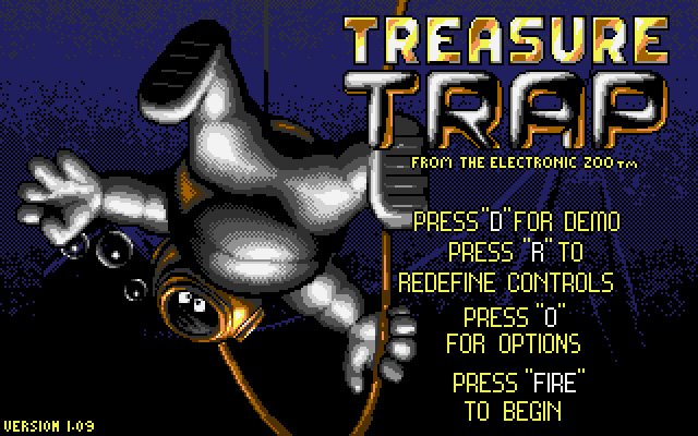 treasure-trap screenshot for dos