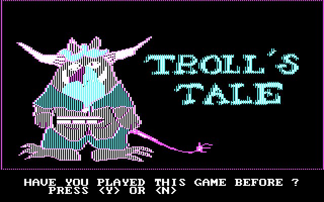 troll-s-tale screenshot for dos