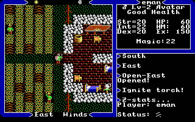 ultima-5-warriors-of-destiny screenshot for dos