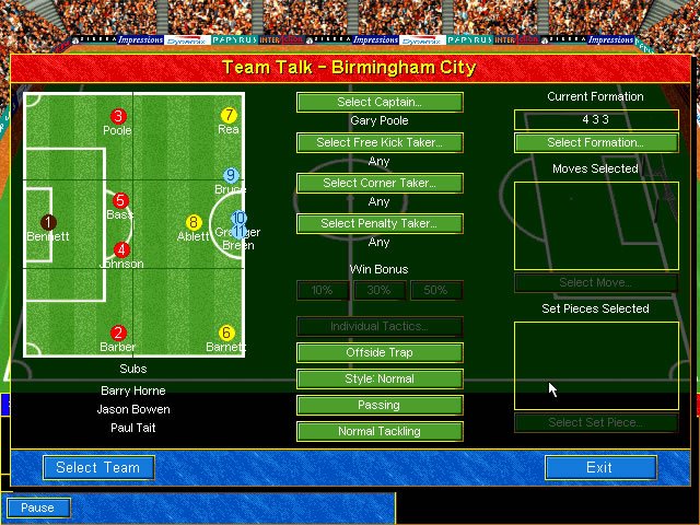 Ultimate Soccer Manager 2 screenshot