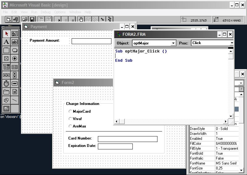 Visual Basic 3 screenshot