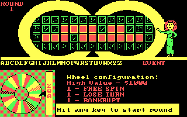 Wheel of fortune screenshot