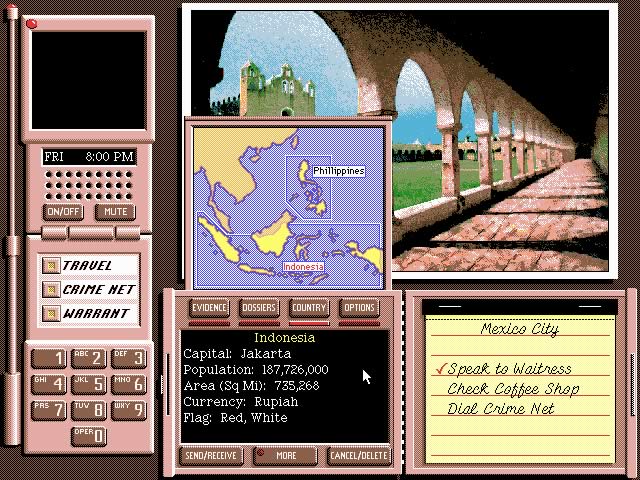 where-in-the-world-is-carmen-sandiego-deluxe screenshot for dos