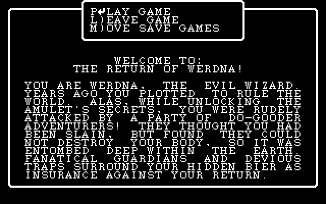 wizardry-4-the-return-of-werdna screenshot for dos