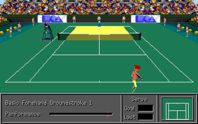 world-tour-tennis screenshot for dos