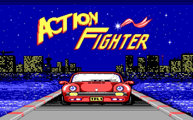 action-fighter screenshot for dos