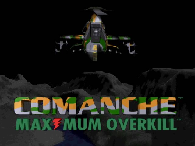 comanche-maximum-overkill screenshot for dos