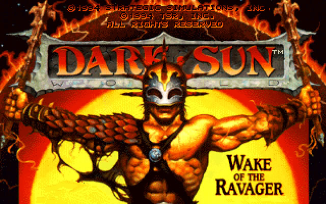 dark-sun-2-wake-of-the-ravager screenshot for dos