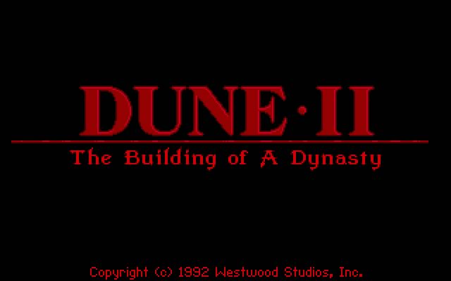 dune-ii-the-building-of-a-dynasty screenshot for dos