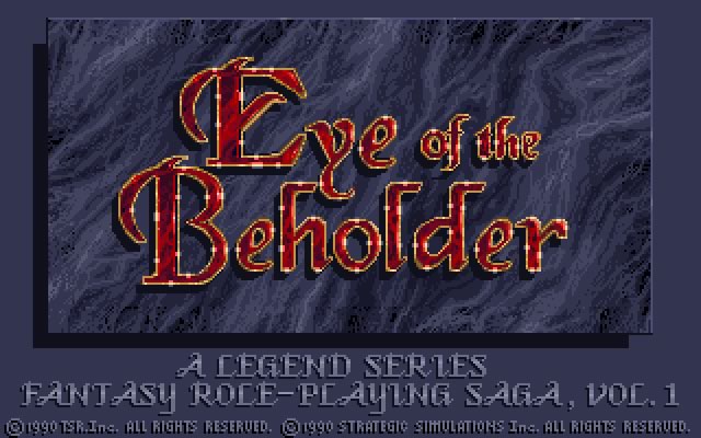 eye-of-the-beholder screenshot for dos