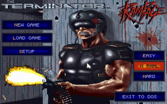 the-terminator-rampage screenshot for dos