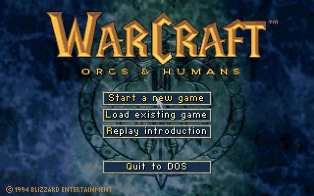 warcraft-orcs-and-humans screenshot for dos