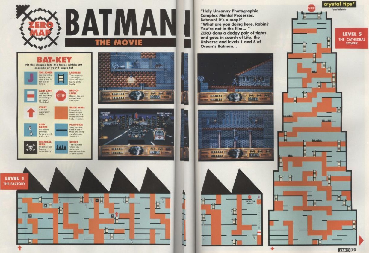 Batman: the Movie maps