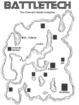 BattleTech: The Crescent Hawk's Inception maps - map 1