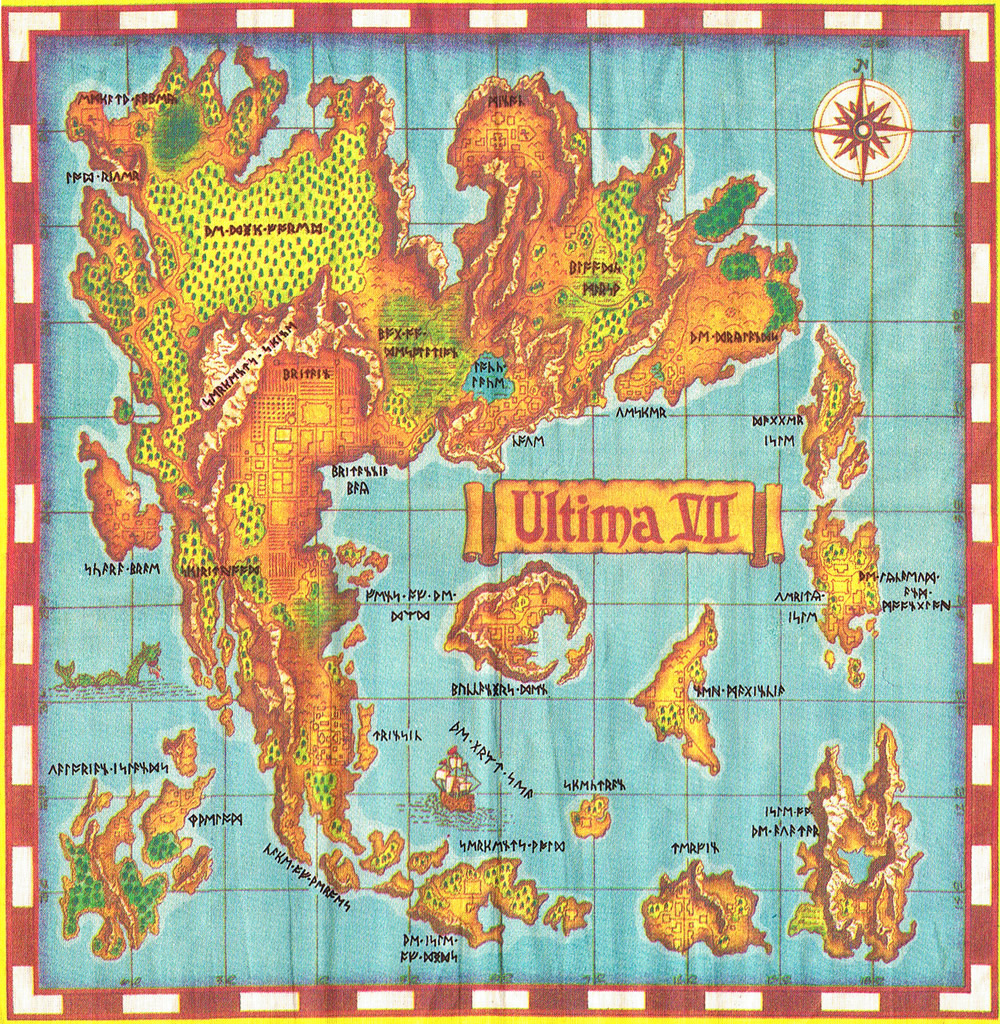 Ultima 7 Part 1: The Black Gate maps